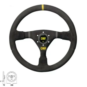 Promocja Kierownica OMP Velocita 380 (zamsz) OFFROAD